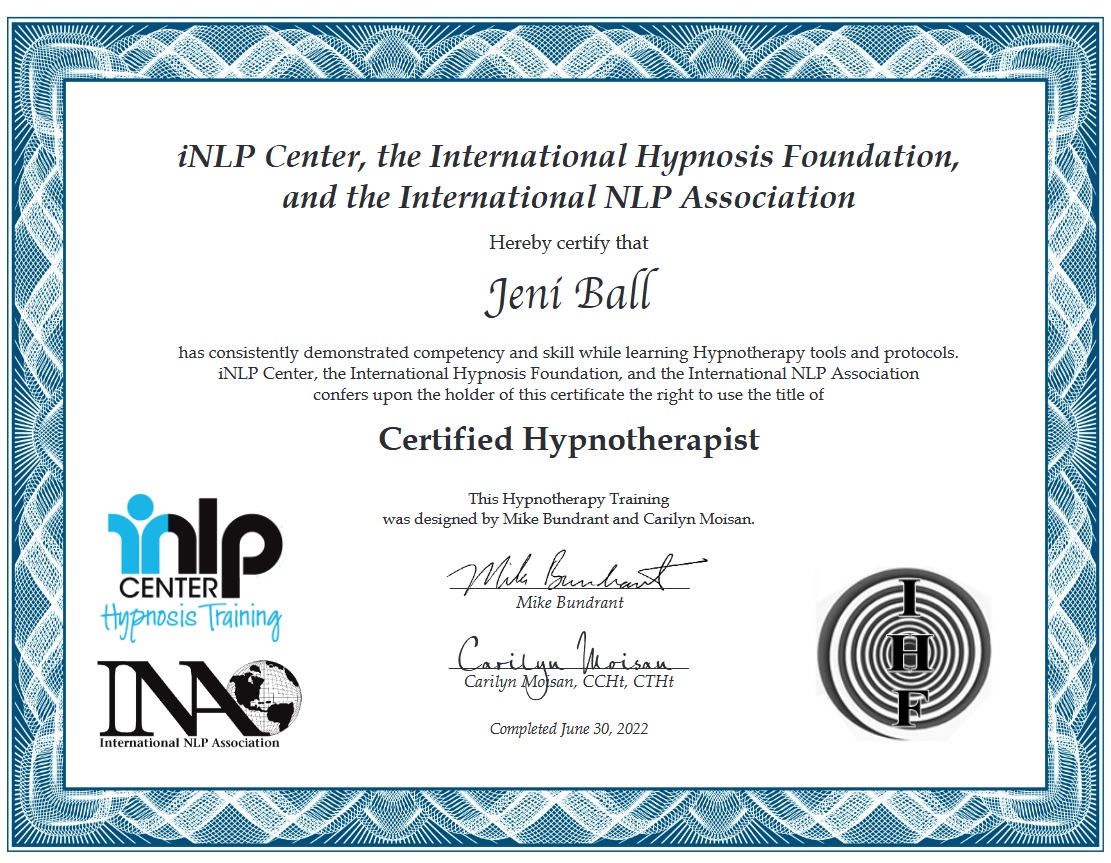 Advanced Hypnotherapist