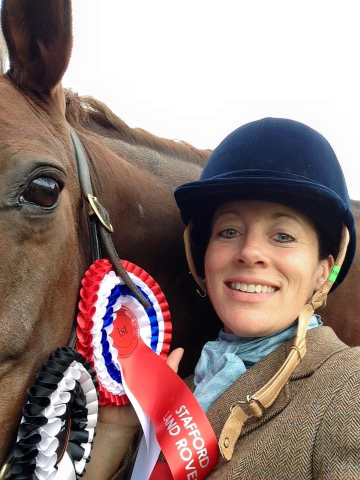 Jeni winning at Stafford Horse Trials