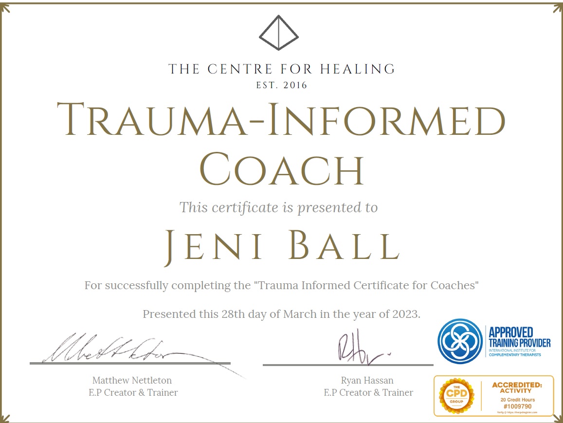 Trauma informed coach
